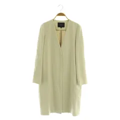 アナイ ANAYI ノーカラーコート ロング 1 ライトベージュ /MY ■OS
