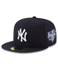 【送料無料】 ニューエラ メンズ 帽子 アクセサリー Mens Navy New York Yankees 2000 World Series Wool 59FIFTY Team Fitted Hat Navy