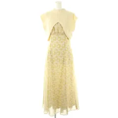 エイミーイストワール eimy istoire ニットコンビ circular art キャミワンピース レイヤード S アイボリー ライトカーキ ベージュ /ES ■OS