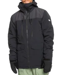 【送料無料】 クイックシルバー メンズ ジャケット・ブルゾン アウター Mens Snow Fairbanks Jacket Blackのサムネイル