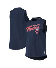【送料無料】 ダナ キャラン ニューヨーク レディース タンクトップ トップス Womens Navy Minnesota Twins Marcie Tank Top Navyのサムネイル