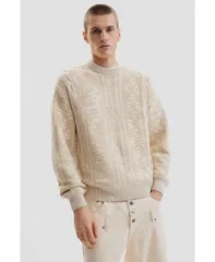 【送料無料】 デジグアル メンズ ニット・セーター アウター Mens Vintage Knit Sweater Off whiteのサムネイル