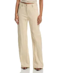 ヘルムート ラング レディース ボトムス デニムパンツ ブーツカット ブーツ ジーンズ Helmut Lang Crushed High Rise Bootcut Jeans in Muslinのサムネイル