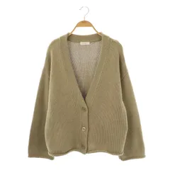 B&Y ユナイテッドアローズ BEAUTY&YOUTH ビューティー&ユース Vネックカーディガン ニット 長袖 ベージュ /HK ■OS