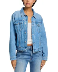 マザー レディース アウター ジャケット・ブルゾン MOTHER The Bruiser Jean Jacket in Last Bite Last Biteのサムネイル