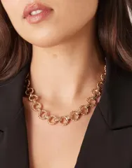 アクセサライズ レディース アクセサリー ネックレス・チョーカー・ペンダントトップ レース Accessorize textured tbar chainecklace GOLD ゴールドのサムネイル