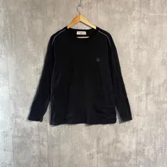最高級 Christian Dior ロンT イタリア製 長袖 カットソー 黒 ブラック Dロゴ 刺繍 サイドライン トロッター 00s Y2K アーカイブ ヴィンテージ ディオールオム好きも ハイブランド モード 希少 完売品 モノグラム トップス メンノンのサムネイル