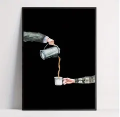 ポスター　カフェ　コーヒー　インテリア　アート　リビング　店舗　玄関　キッチン　バー　モダン　北欧　ミッドセンチュリー　新生活