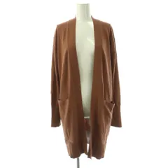 セオリーリュクス theory luxe HIGHLAND  EVIE ロングカーディガン ニット 長袖 ウール 38 茶 /NR ■OS