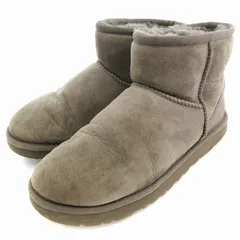 アグ UGG ショートブーツ ムートン 25㎝ グレー /AE - メルカリ