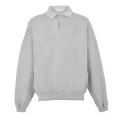 フィアオブゴッド メンズ トップス ポロシャツ Fear Of God Essentials FGE Script Polo Sn62 Smoke Grey グレーのサムネイル