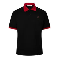 ヴェルサーチ メンズ トップス ポロシャツ Versace Medusa Polo Sn62 BlackLipstick ブラックのサムネイル