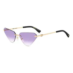 ディースクエアード レディース アクセサリー サングラス・アイウェア DSquared2 Womens Cat Eye Round Sunglasses Gold Violet バイオレットのサムネイル