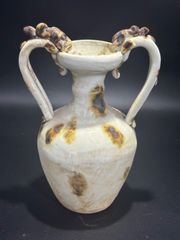 青白釉 八角形 花瓶 持ち手付き 青白釉 八角形 花瓶 持ち手付き - メルカリ