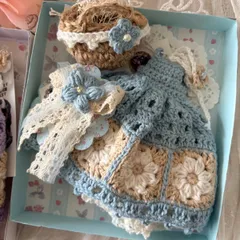 ブライスかぎ針編みのワンピース