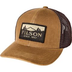 FILSON フィルソン デッドストック デニム メッシュキャップ レザー 