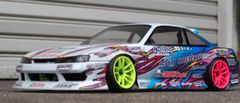 ホットウィールカスタム 日産 180sx フルエアロ ドリ車深リムトミカ
