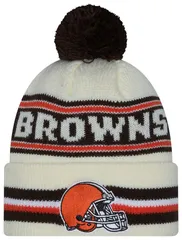 ニューエラ メンズ アクセサリー 帽子 ニット New Eradult Cleveland Browns White Classic Knit Beanie NoColor ホワイト