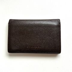BVLGARI 黒 レザー 名刺入れ ブルガリ - メルカリ