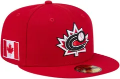 ニューエラ メンズ アクセサリー 帽子 ロゴ New Eradult World Baseball Classic 2026 Canada Logo 59Fifty Fitted Hat NoColor