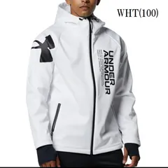 新品！UNDER ARMOUR　アンダーアーマー ウィンターニット3レイヤー　ジャケット　パンツ　セットアップ　サイズL ブラック　ホワイト