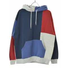 【BAYCANT】171978B SWITCING SWEAT HOODIE クレイジースウェットパーカー