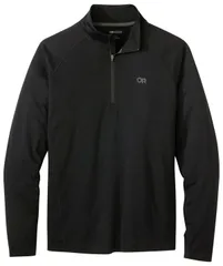 アウトドアリサーチ メンズ トップス シャツ ハーフジップ Outdooresearch Mens Alpine Onset Quarter Zip Top Black ブラックのサムネイル