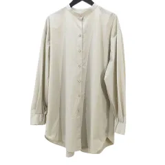 ギャバジンケーティー Gabardine K.T 長袖 シャツ 9 ベージュ系  スタンドカラー タフタ ストレッチのサムネイル