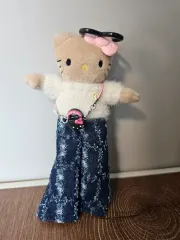 ロング脚 ハローキティ キーホルダー ぬいぐるみ ベルボトムバージョン