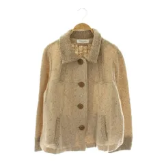 クリスチャンオジャール CHRISTIAN AUJARD ニット ジャケット 13 ベージュ /ES ■OS