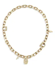 フェラガモ レディース アクセサリー ネックレス・チョーカー・ペンダントトップ レース FERRAGAMO Charm Necklace Watch 166mm Gold ゴールドのサムネイル