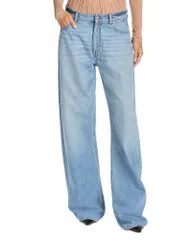 ステラマッカートニー レディース ボトムス デニムパンツ ジーンズ Stella McCartney Mid Waist Relaxed Curve Jeans in Light Mid Blue ブのサムネイル