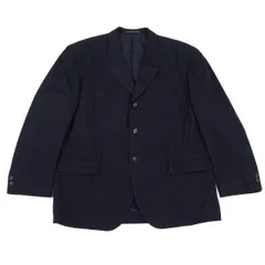 コムデギャルソン オムプリュスCOMME des GARCONS HOMME PLUS ウールギャバギャザージャケット 紺M