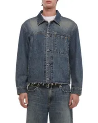 ヘルムート ラング メンズ アウター ジャケット・ブルゾン クロップド Helmut Lang Cropped Trucker Jacketinted Vintage Blue ブルーのサムネイル