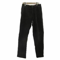 アーバンリサーチ ドアーズ URBAN RESEARCH DOORS パンツ コーディロイ フルレングス M 黒 ブラック 無地 長ズボン ベルトループ ストレートシルエット /PP ■ECA003