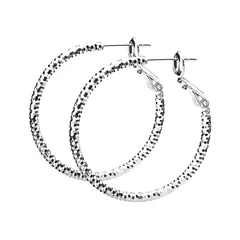 【新品】 LOKUMI ピアス 選べる3サイズ×3カラー 日本製 フープ フープピアス 金属アレルギー対応 ワンタッチ キャッチレス 大振り 小振り 大きめ 小さめ レディース シンプル わっか 人気 揺れる ニッケルフリー ギフト プレゼント hp-1 (ミ