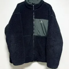 今週割引)アディダス リバーシブル フリース ジャケット