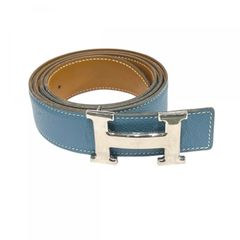 HERMES Hバックル リバーシブルベルト ネイビー/ブラック - メルカリ