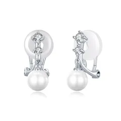 【新品】 FH.bird 6mm パール イヤリング レディース 揺れる 痛くない 結婚式 花嫁 金属アレルギー対応 シルバー925 可愛い イヤリング おしゃれ 誕生日 入学式 卒業式 20代 30代 40代 母の日 プレゼント 母の日 ギフト 入学式 卒業