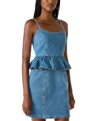 スティーブ マデン レディース トップス ワンピース STEVE MADDEN Giselia Dress Aruba Blue ブルー