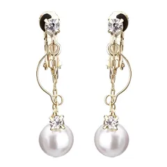 【新品】 LOKUMI イヤリング 金属アレルギー対応 日本製 シリコンカバー付 パール ビジュー レディース シンプル 揺れる ショート ロング シルバー K24 ゴールド ピンクゴールド 金メッキ ネジ式 金属アレルギー対応イヤリング ne-115 (K2