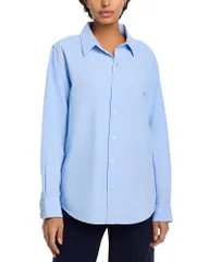 マザー レディース トップス シャツ MOTHER The Bestie Shirt Light Blue ブルーのサムネイル