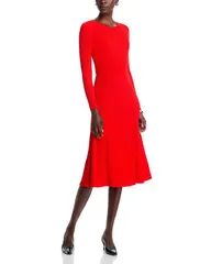 エリータハリ レディース トップス ワンピース Elie Tahari The Delaney Dress Red Bliss レッド