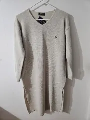 ポロラルフローレン Vネック ニット ロング ワンピース