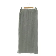 ジャーナルスタンダード レリューム JOURNAL STANDARD relume 24SS ラメIラインスカート ロング タイト F シルバーカラー 黒 /NR ■OS