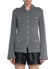 ザディグ エ ヴォルテール レディース アウター ジャケット・ブルゾン Zadig Voltaire Lucy LC Jacket Anthraciteのサムネイル