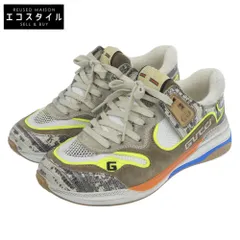 GUCCI グッチ ウルトラペース スニーカー シューズ レディース ホワイト×ブラウン 36+ 592348 1LH10 36+