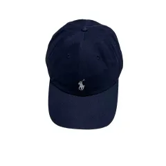 POLO RALPH LAUREN(ポロラルフローレン) 白 ポニー ネイビー ベースボールキャップ 新品
