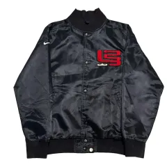 L NIKE レブロン ジェームス サテン スタジャン ジャケット