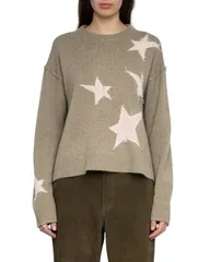 ザディグ エ ヴォルテール レディース アウター ニット・セーター Zadig Voltaire Markuz Cashmere Sweater Olive オリーブのサムネイル
